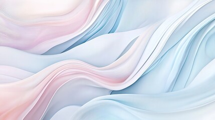 Obraz premium Light blue and white striped pattern with soft pastel hues, smooth transitions, and a calm aesthetic