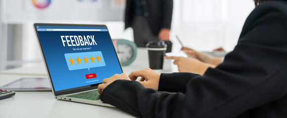 Customer feedback and review analysis by modish computer software for corporate business