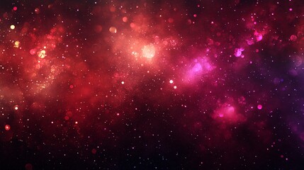Naklejka premium Red and purple glowing cosmic gradient, softly blurred, evoking a mysterious futuristic atmosphere