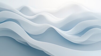 Fototapeta premium Soft abstract gradient with light grey and blue hues, gently blending, creating a calming and ethereal atmosphere