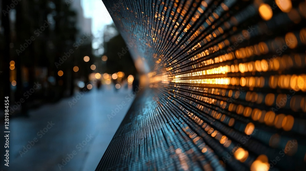 Poster Digital information flow is a key aspect of the global connection concept, often depicted with a futuristic technological backdrop and big data visualization