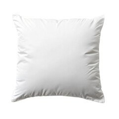 Obraz premium White pillow top view isolated on transparent background