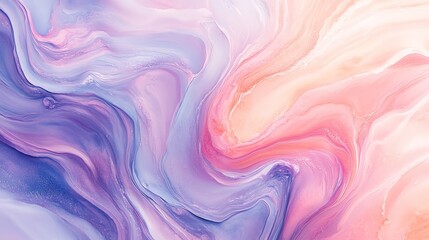 Obraz premium Soft pastel gradient with light pink and purple hues, blending gently, creating a dreamy and calming aesthetic