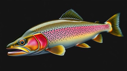 Fototapeta premium Captivating Dolly Vardon: A Symphony of Colors in Motion