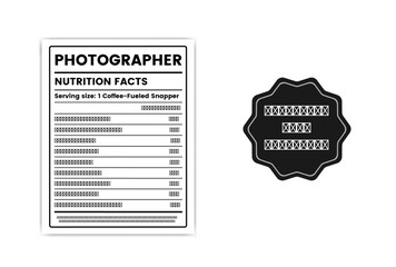 photographer nutrition facts,photographer nutrition facts label template