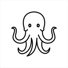 octopus line art