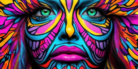 groovy hippie latina woman