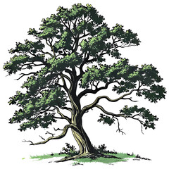 vector illustration of a palm tree