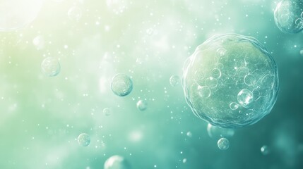 Abstract background with a futuristic science and technology concept of a carbon molecule structure