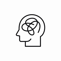 confused thought icon sign vector