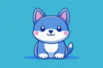 chilguy dog cute vector stule minimalism