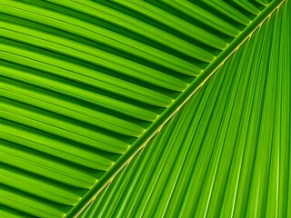 palm leaf texture natural tropical green leaf close up
