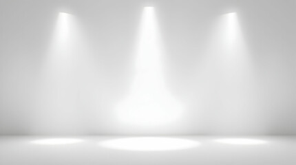 Obraz premium Simple White Backdrop