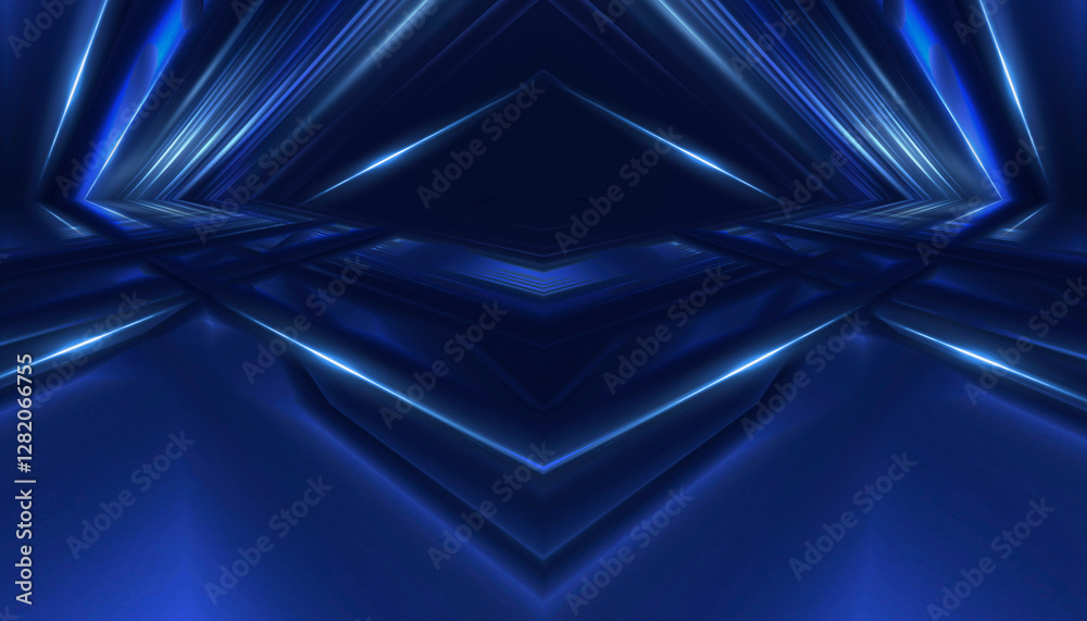 Canvas Prints abstract neon background. sound wave design element.