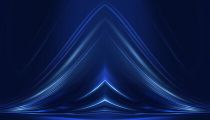 Fototapeta premium Abstract neon background. Sound Wave Design Element.