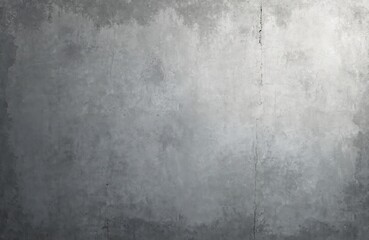 Fototapeta premium Concrete wall texture in gray tones featuring distressed rough surface. Minimalist architectural background. Grunge aged facades weathered design. Solid neutral cement stucco material for