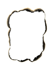 Burnt Paper Texture PNG – Scorched, Vintage, Charred Edges Frame