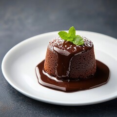Delicious Chocolate Lava Cake Oozing with Rich Chocolate Delight