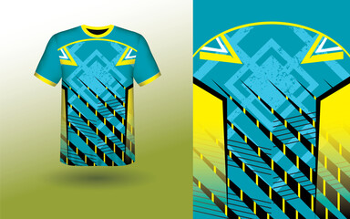 T-shirt Sport Design Template, T-shirt Mockup Abstract Grunge Sport Jersey Design For Cricket, Football Soccer, Racing, Sports, Running Soccer Jersey. Uniform Front View

template, vector, soccer, spo