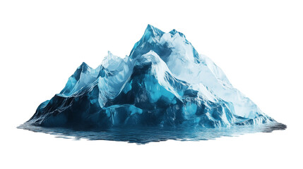 Stunning Iceberg Against a transparent background