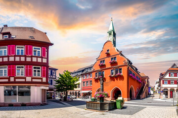 Obraz premium Altstadt, Lahr im Schwarzwald, Deutschland 