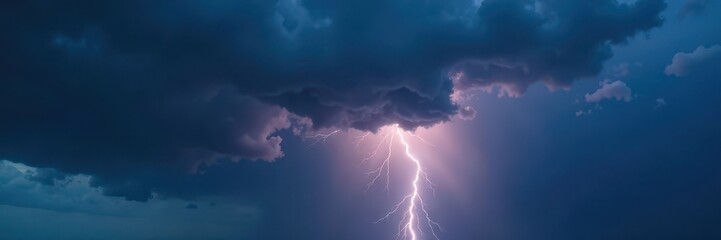 Dark grey clouds gathering with lightning flashing through, storm, lightning flash, stormy sky