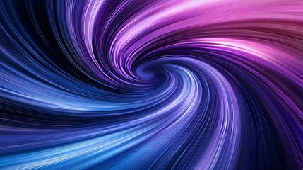 abstract swirling galaxy with dynamic purple and blue tones, cosmic and mysterious landscape, radiant and dreamy composition, glowing and inspiring atmosphere