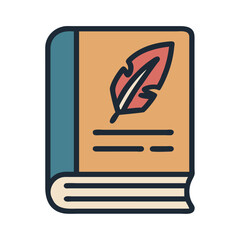 Poem Book Cover Icon