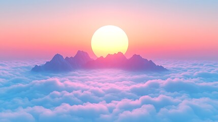 A stunning aerial image of towering mountains surrounded by thick clouds, with patches of blue sky peeking through.