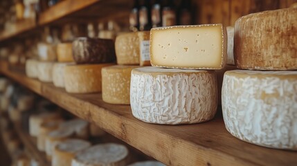 Artisan Cheese Storage: Matured Cheese Wheels