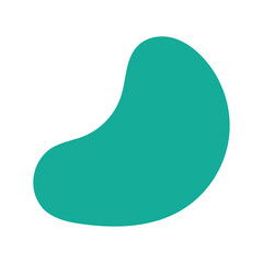 Geometric Shape Blob Modern Abstract Fluid Design