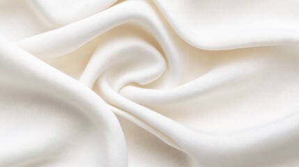 Obraz premium A Close Up Image Of White Fabric Drapes