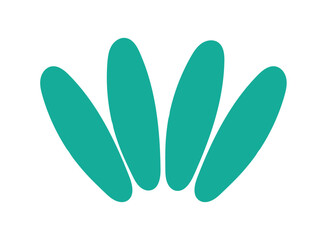 Geometric Shape Fan Artistic Abstract Design