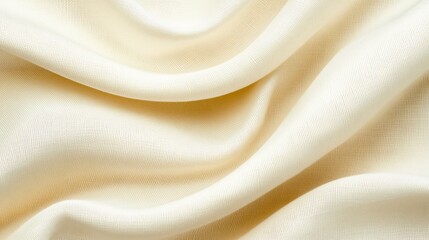 Obraz premium Beautiful Soft Cream Colored Textile Fabric with Light Texture