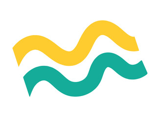 Geometric Shape Wavy Lines Abstract Motion