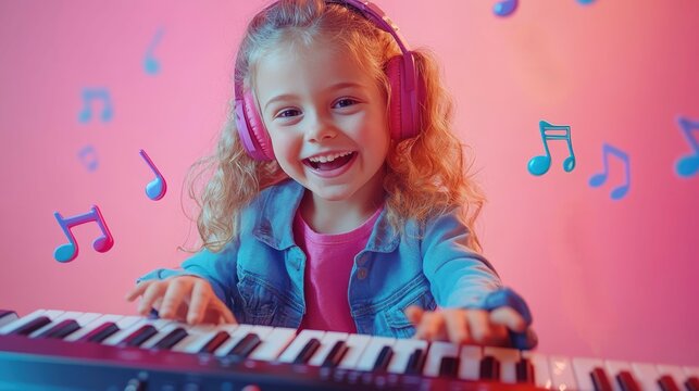 Exciting music lessons for young learners in a vibrant music school setting