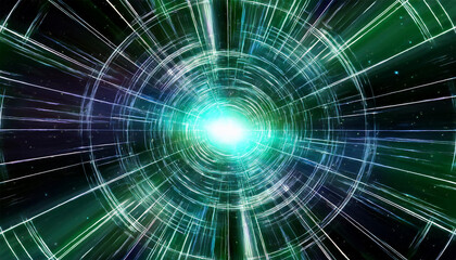 abstract zoom motion background stargate in deep space