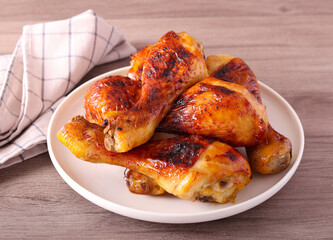 Roast chicken drumsticks