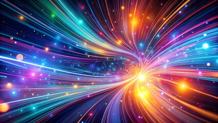 Naklejka premium abstract colorful lights background