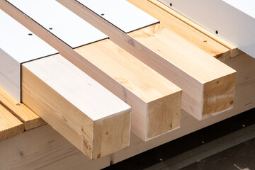 Prefabricated frame house, structures and details