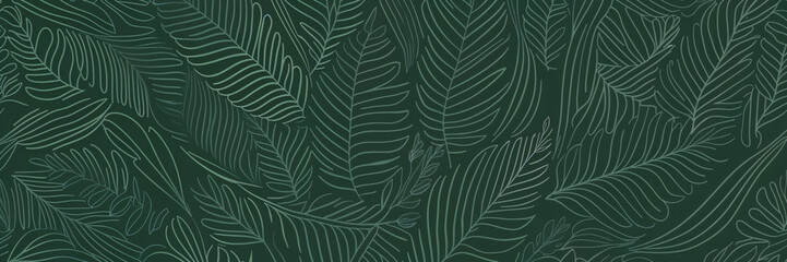 Abstract Green Leaf Texture, Nature Background, Tropical Leaf &ndash; Lush Botanical Design for Eco-Friendly Branding, Organic Marketing, Digital and Print Media, Sustainable Creative Projects, and Nature-I