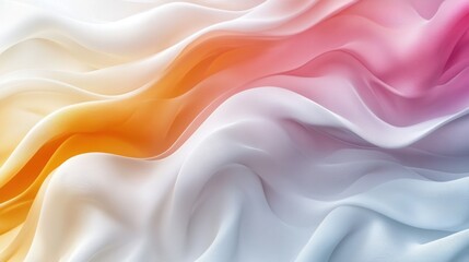 Fototapeta premium Abstract Minimalist Vector Art with Fluid Gradient in Soft Colors