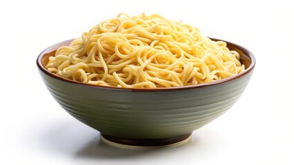Cooked Noodles in Bowl