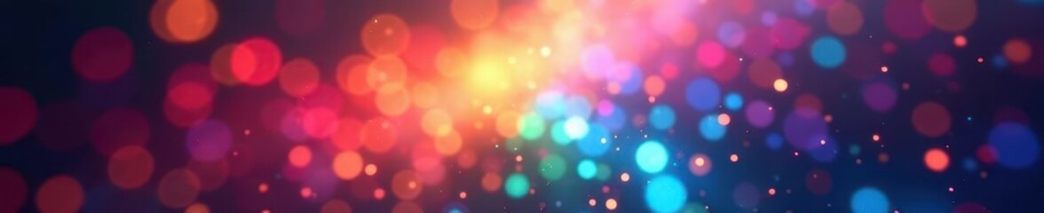 Obraz premium Blurred colorful rainbow streaks, soft focus, luminous glow , color, focus