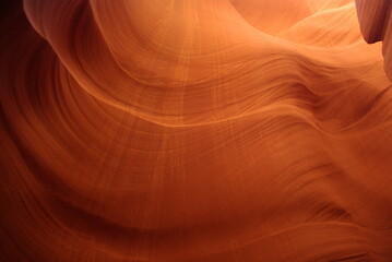 Antelope canyon rock closeup