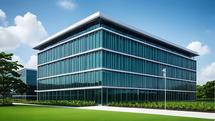 modern building in the night