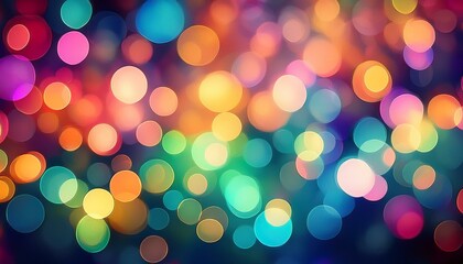 Obraz premium abstract color bokeh lights background