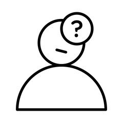 Curiosity icon simple vector symbol