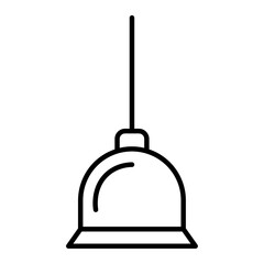 Dustpan icon simple vector symbol