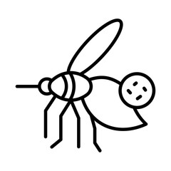 malaria icon simple vector symbol